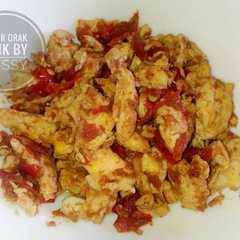 A picture of Telur Orak Arik.