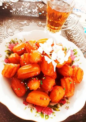 عکسی از دستور بامیه به سبک قنادی عالی