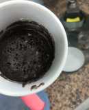 Mug cake de galletas oreo con 4 ingredientes
