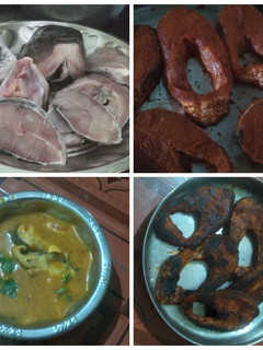 கட்லாகண்டைமீன் குழம்பு மற்றும் வறுவல் (Meen kulambu & varuval recipe in tamil) செய்முறை முக்கிய புகைப்படம்
