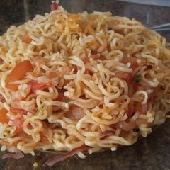 A picture of Fried pasta.