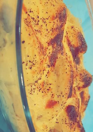 صورة لوصفة صينيه معكرونة بالدجاج والقشطه
