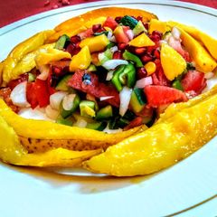 A picture of Mango salad.