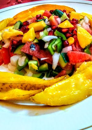 A picture of Mango salad.
