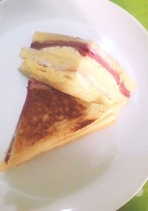 Foto resep Sandwich Telur Isi