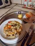 Cerdo al curry con arroz
