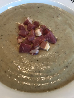 Una foto de Crema de alcachofas