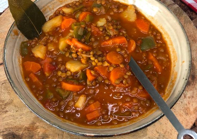 Lentejas con verduras