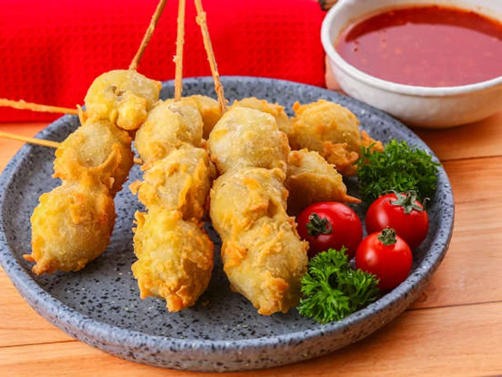 Cara Mudah Membuat Resep Resep Sate Bakso Crispy yang  Bikin Ketagihan Anti Ribet, Mantap Sekali
