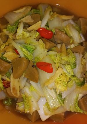 Foto resep Tumis Sawi Putih + Bakso