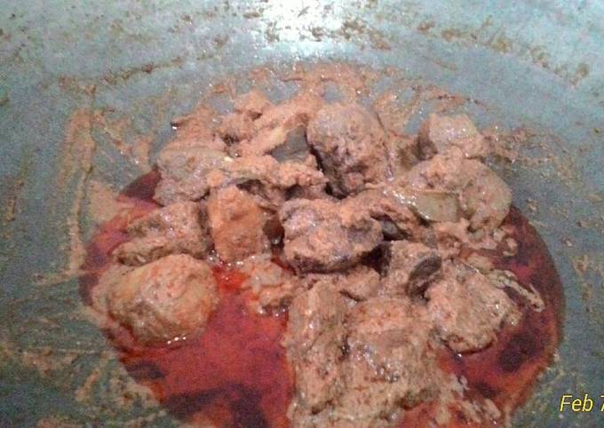 Resep Rendang ati + daging sapi (santai mode on) Anti Gagal