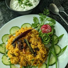 A picture of Bisi bele bhaat.