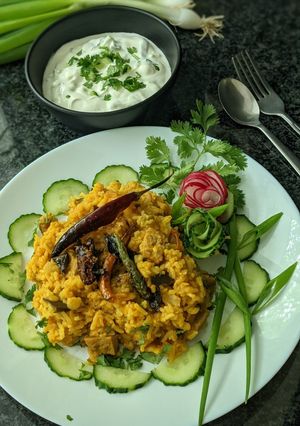 A picture of Bisi bele bhaat.