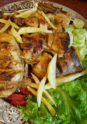 A picture of Chicken roast.
