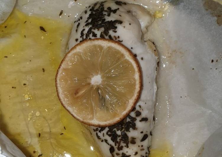 Comment Servir Papillote de poulet thym citron