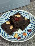 Almond Flour Dried Fruit Dark Chocolate Brownies