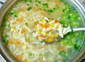 Foto resep Sup jagung ayam