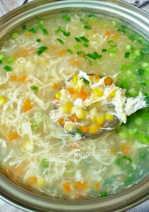 Foto resep Sup jagung ayam