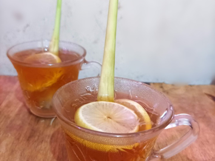 Ternyata begini lho! Cara gampang memasak Teh sereh madu lemon  nikmat