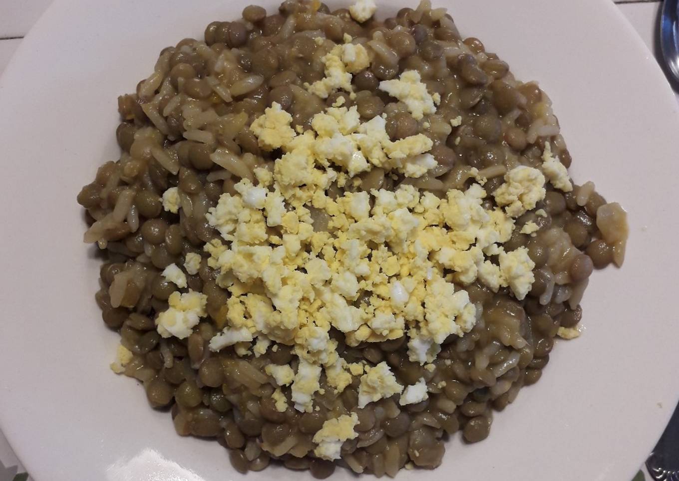 Lentejas con arroz