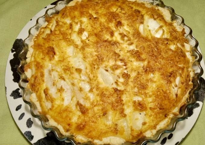 Birne-Schwarzwälderschinken-Quiche