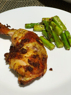 Foto resep Grilled Chicken with asparagus