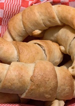Foszlós tejes kifli recept fotója