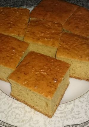 صورة لوصفة كيكة الحليب الهاشة