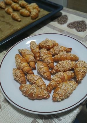 Szezámos kifli recept fotója