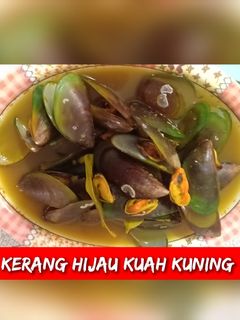 Foto resep Kerang hijau kuah kuning simple