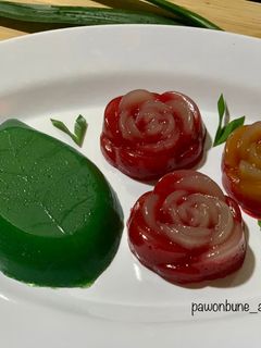 Foto resep Kue Lapis Sagu (Kue Pepe) - Bunga
