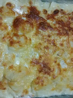 Una foto de Papas a la crema