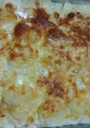 Una foto de Papas a la crema