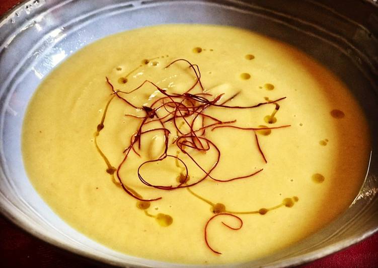 Crema de legumbres y jamón