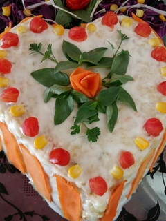 عکسی از دستور سالاد الویه