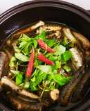 Cá kèo kho rau răm