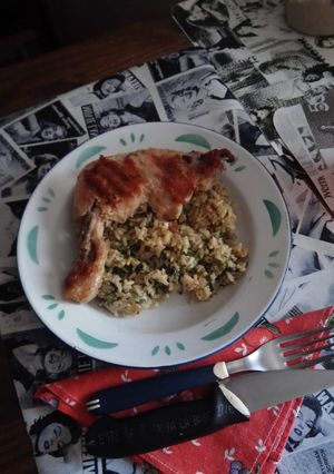 Una foto de Arroz con Pollo... my way