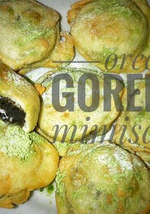 Foto resep Oreo goreng tabur greentea 😅