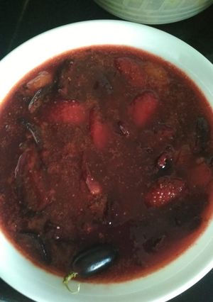 A picture of Mix fruit chutney.