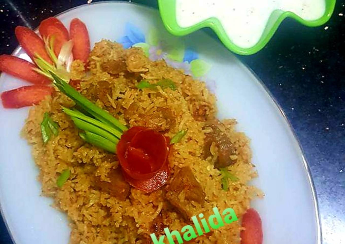 3 spices Mutton Pulao