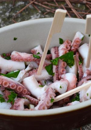 Une photo de Salada de polvo, salade de poulpe