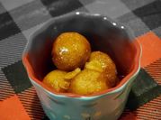 A picture of rava gulab jamun