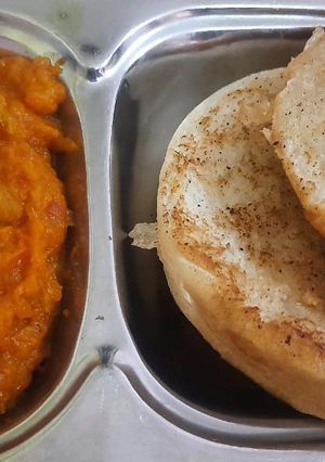 A picture of Pav bhaji.
