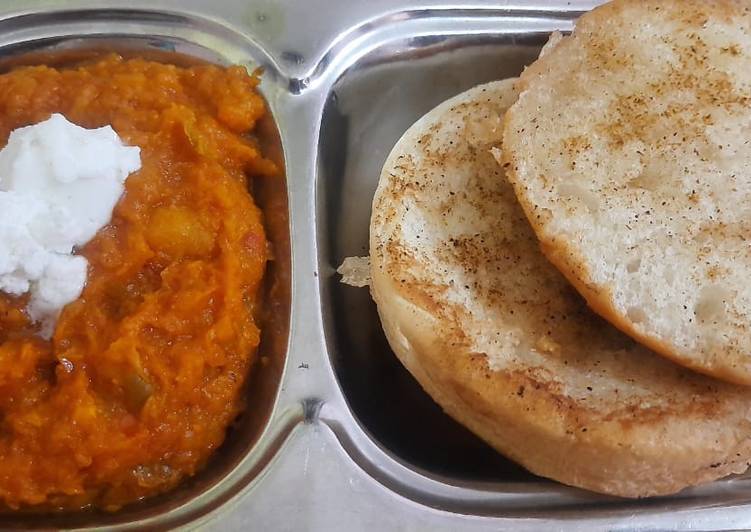 Recipe of Homemade Pav bhaji