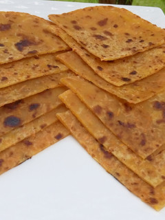 A picture of Carrot chapatis.
