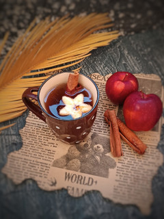 عکسی از دستور دمنوش سیب و دارچین 🍁