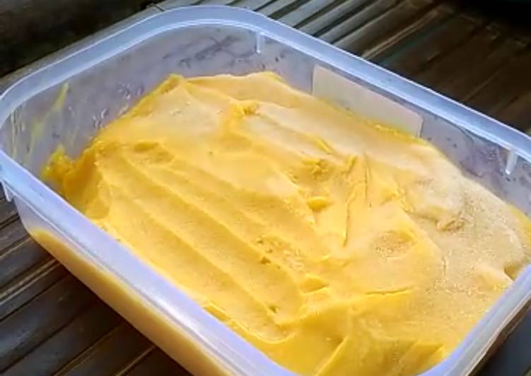 10 Resep: Es cream mangga yang Bikin Ngiler!