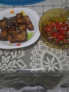 Foto resep Ikan goreng sambal dabu dabu