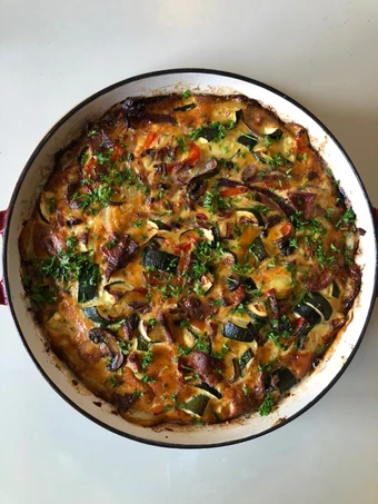 Recipe Courgette &amp; Bacon Frittata the  Makes Drooling Appealing