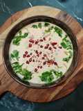 POMEGRANATE RAITA with POTATO